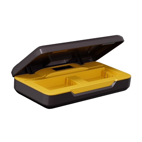 CAPTOR S-DC-NP-FW50(FS) DBL Dual Battery Fast Charging Case for Sony NP-FW50 Series Cameras - Black - Image 5