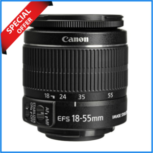 Canon EF-S 18-55mm f/3.5-5.6 III Zoom Lens - Black