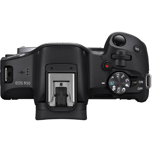 Canon EOS R50 Mirrorless Camera with RF-S 18-45mm f/4.5-6.3 IS STM Lens Kit - Black - Image 6