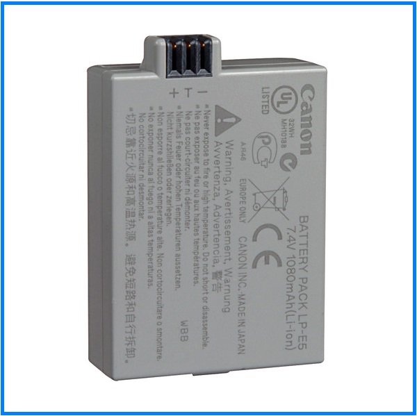 Canon LP-E5 Lithium-Ion Battery Pack for LC-E5 Charger – Black - Image 2
