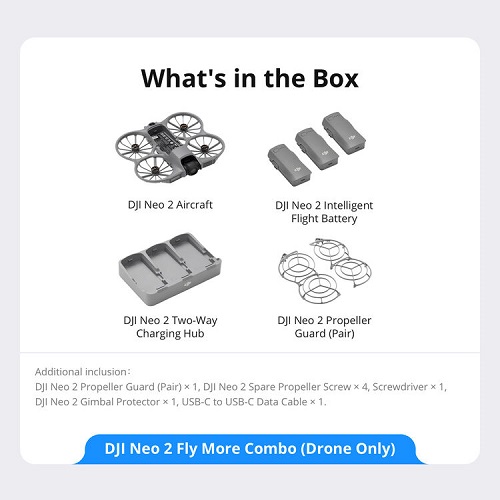 DJI Neo 2 Fly More Combo Drone - Grey - Image 7