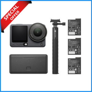 DJI Osmo Action 6 Adventure Combo Action Camera - Black