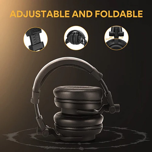 MAONO AU-MH601 Professional Studio Monitor Headphone - Black - Image 3