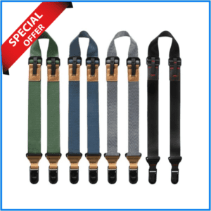 YE Adjustable Quick Release Shoulder Sling Camera Strap (35mm) - Blue/Green/Grey/Black