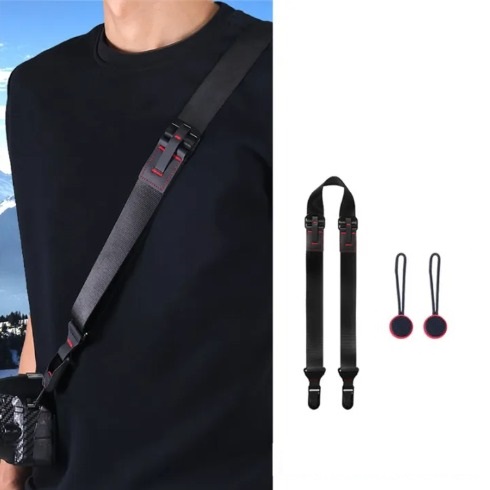 YE Adjustable Quick Release Shoulder Sling Camera Strap (35mm) - Blue/Green/Grey/Black - Image 3