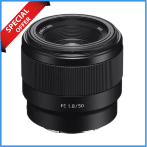 Sony FE 50mm f/1.8 Lens - Black