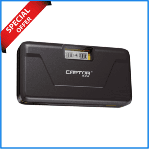 CAPTOR S-DC-NP-FW50(FS) DBL Dual Battery Fast Charging Case for Sony NP-FW50 Series Cameras - Black