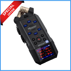 Zoom H6essential 6-Track 32-Bit Float Portable Audio Recorder - Black