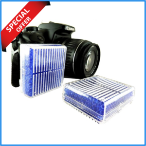 Wonderful Reusable Desiccant Moisture Absorbers Silica Gel (2 Pack) - Blue