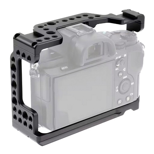 YE Full-Cage for Sony Alpha a7 III/ a7R III/ a9 Cameras - Black - Image 4