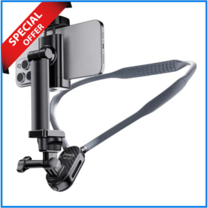 Jmary MG-01 Hands-Free POV/Vlog Neck Mount Holder - Black