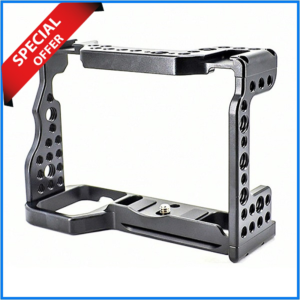 YE Camera Full Cage for Sony Alpha a7 III/ a7R III/ a9 Cameras - Black