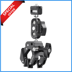 Ulanzi CO-78 Super Clamp with Dual Ball Head Magic Arm Kit - Black