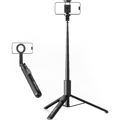 Ulanzi SK-27 Magnetic Convertible Selfie Stick Tripod for Smartphones - Black - Image 2