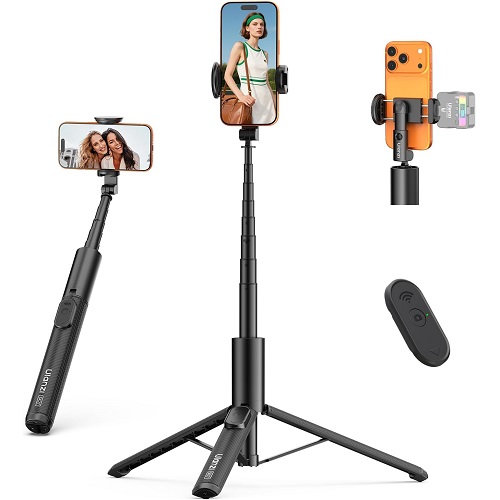 Ulanzi SK-26 Selfie Stick Tripod for Smartphones - Black - Image 3