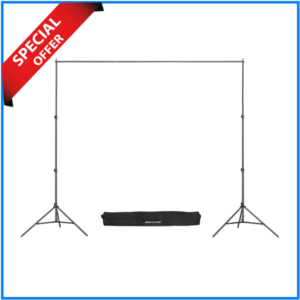 Simpex BG-009 Studio Background Stand Set - Black