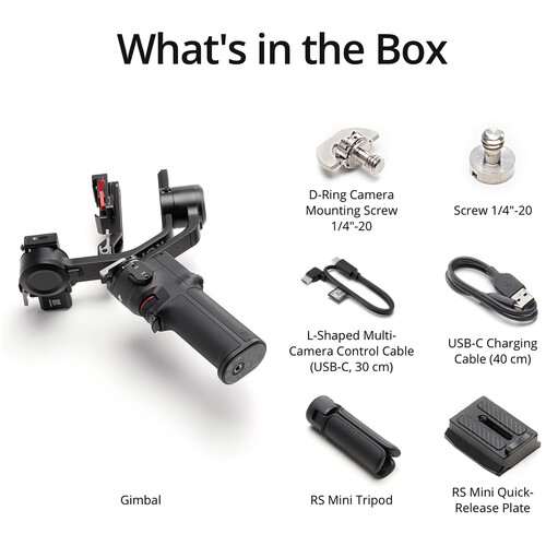 DJI RS3 Mini Handheld Camera Gimbal Stabilizer - Black - Image 6