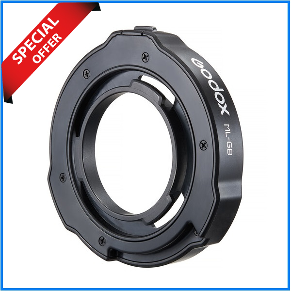 Godox ML-GB Bowens Mount Adapter For ML Series – Black