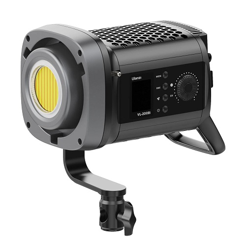 Ulanzi VL-200 Bi-color V-Mount COB Video Light (200W) - Black - Image 2