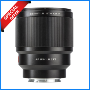 VILTROX AF 85mm f/1.8 II FE Lens for Sony Full-Frame E Mount - Black