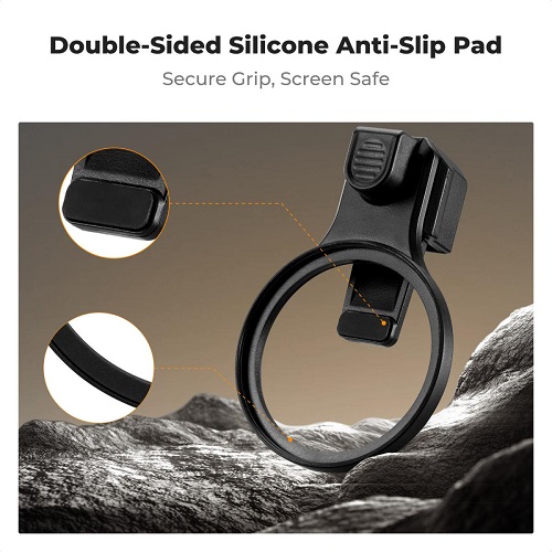 K&F CONCEPT KF15.0024 Press-On 58mm Circular Polarizing CPL Filter for Smartphones – Black - Image 7