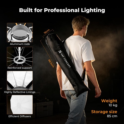 K&F Concept KF18.0023 Bowens Mount Modifier Quick Release Lantern Softbox (26