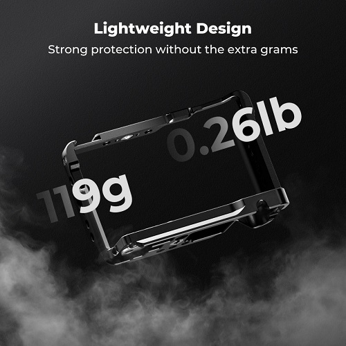 K&F Concept KF31.241 Aluminum Alloy Full Camera Cage for Sony ZV-E10 II Cameras - Black - Image 6