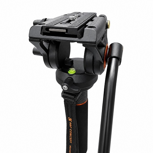 K&F Concept KF0906.0101.0010 MS-79 Professional Video Monopod - Black - Image 4