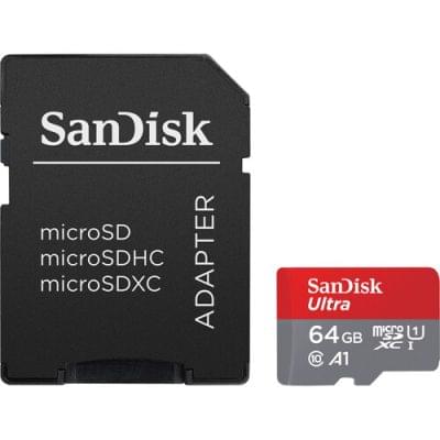 SanDisk 64GB 100MB/s Ultra UHS-I Full HD Video Micro SDXC Professional Memory Card - Black - Image 2