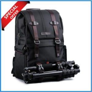 K&F Concept KF13.092 Multifunctional Waterproof Camera Backpack (20L)– Black