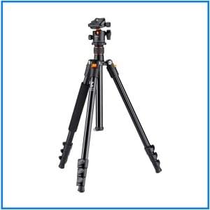 K&F Concept KF09.080V1 SA234 Aluminum Professional Portable Ball Head Tripod for Cameras