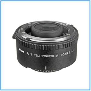 Nikon AF-S TC-17E II 1.7x Professional Teleconverter for Nikon Cameras - Black