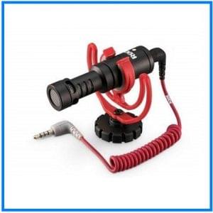 Rode VideoMicro Compact On-Camera Shotgun Microphone with Rycote Lyre Shock Mount - Black