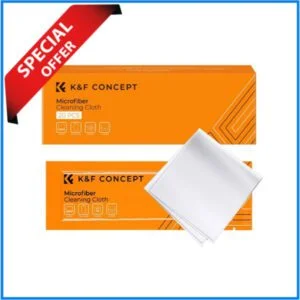 K&F Concept SKU.1615 15*15cm Camera Lens Microfiber Cleaning Cloth Set (20Pcs Pack) - White