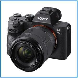 Sony Alpha a7 III Mirrorless Digital 4K Video Camera with FE 28-70mm f/3.5-5.6 OSS Lens Kit - Black