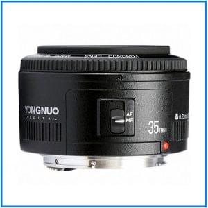 Yongnuo YN 35mm f/2 Lens for Canon EF Mount - Black