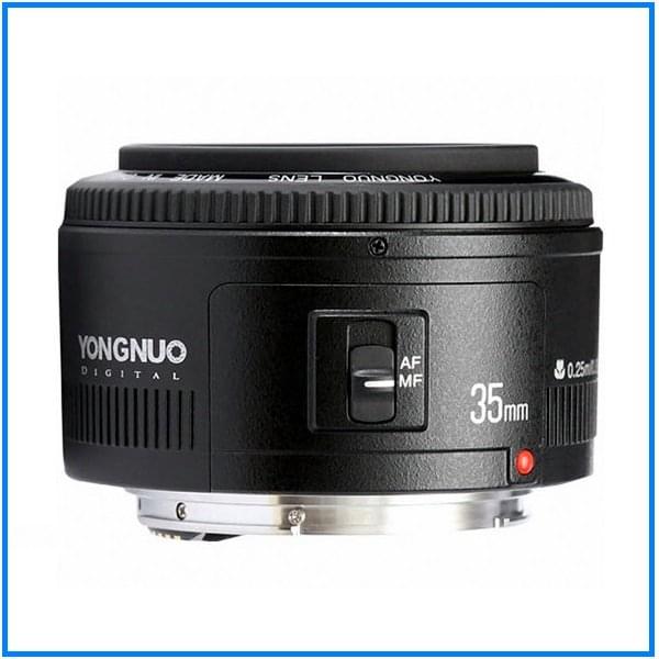 Yongnuo YN 35mm f/2 Lens for Canon EF Mount - Black