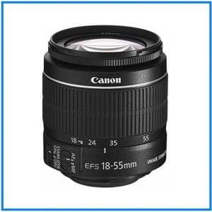 Canon EF-S 18-55mm f/3.5-5.6 III Zoom Lens - Black