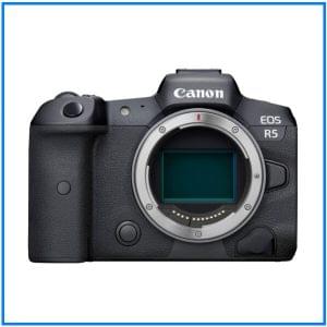 Canon EOS R5 Professional Mirrorless Camera Body Only - Black