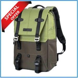 K&F Concept KF13.087AV2 Multifunctional Waterproof Beta Camera Backpack – Army Green
