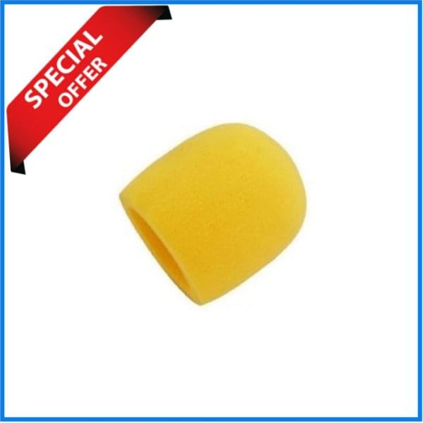 YE Microphone Windshield Windscreen Foam for Microphone & Recorder - Yellow