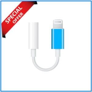 POP-UP Window JH-002 Lightning to Headphone Audio Jack Adapter (ORIGINAL) - White