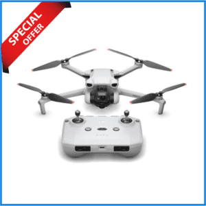 DJI Mini 3 Drone with RC-N1 Remote Standard Combo - White