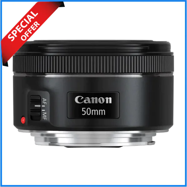 Canon EF 50mm f/1.8 STM Prime Lens - Black