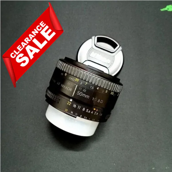 Nikon AF NIKKOR 50mm f/1.8D Prime Lens - USED