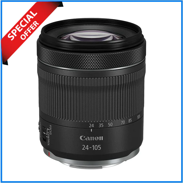 Canon RF 24-105mm f/4-7.1 IS STM Zoom Lens - Black
